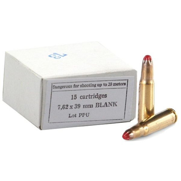 PPU 7.62X39 Blanks Box Of 15